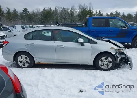 2013 Honda Civic Lx from USA, damaged, VIN 2HGFB2F5XDH545130